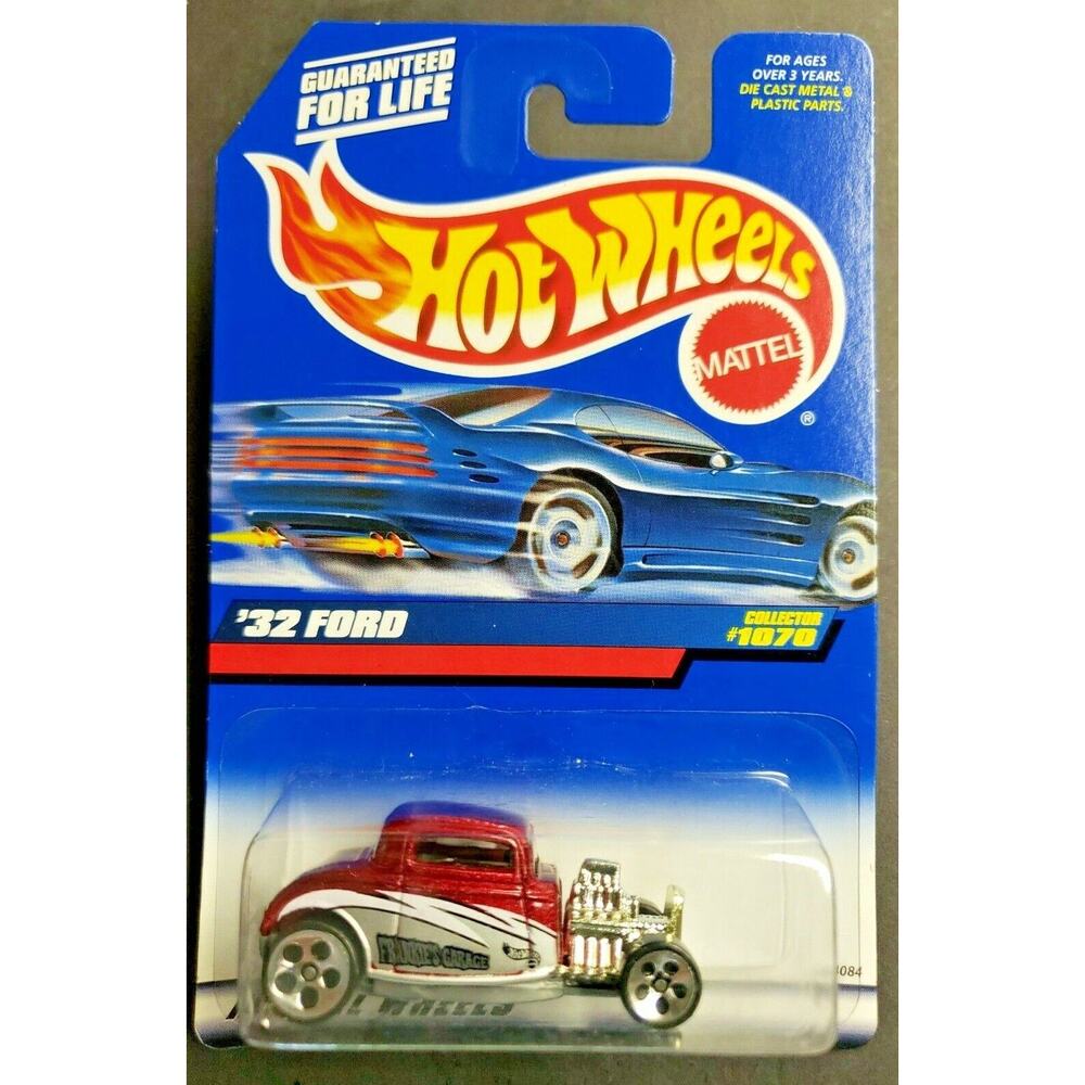 1999 Hot Wheels‎ 1932 Ford Roadster #1070 Red HW8